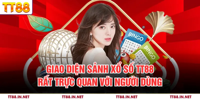 Xổ Số 1 Giao diện sảnh xổ số TT88 rất trực quan với người dùng