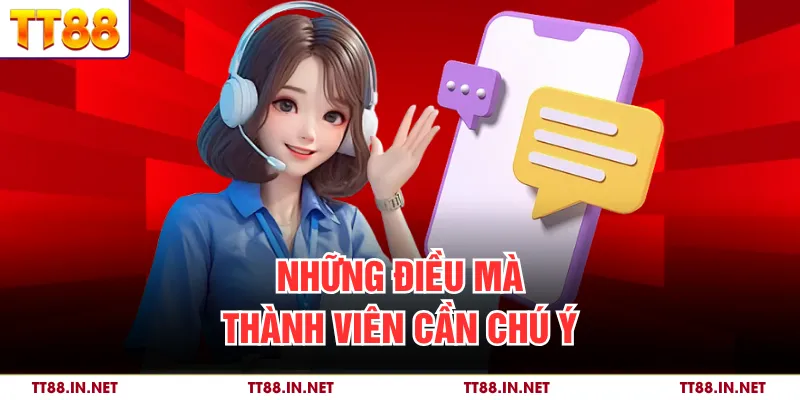 Những điều mà thành viên cần chú ý